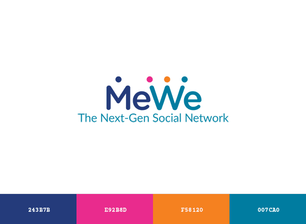 MeWe brand color palette
