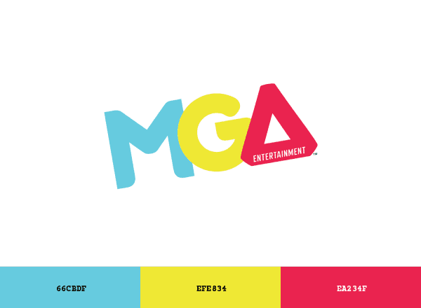 MGA Entertainment brand color palette