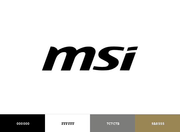 Micro-Star International brand color palette