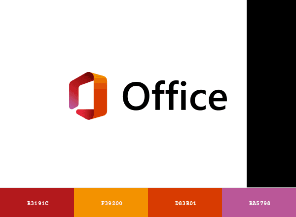 Microsoft Office brand color palette