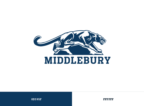 Middlebury Panthers brand color palette