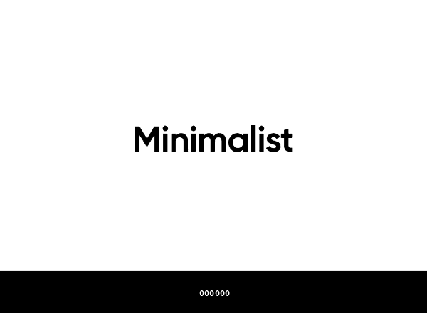 Minimalist brand color palette