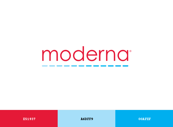 Moderna brand color palette