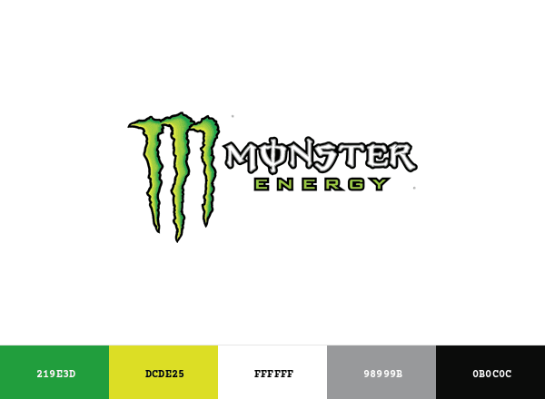 Monster Energy brand color palette