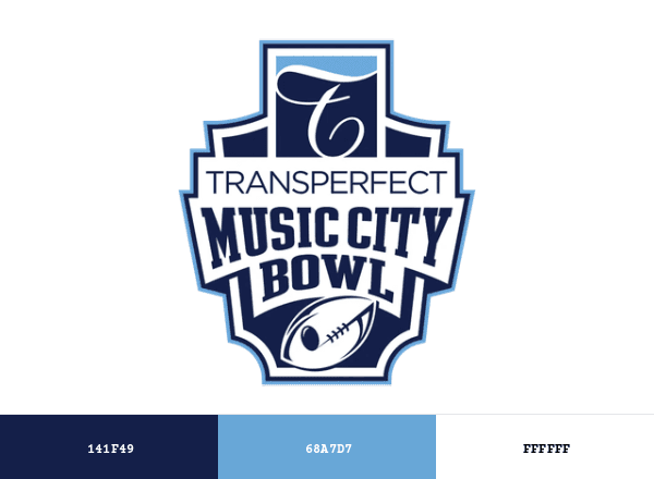 Music City Bowl brand color palette