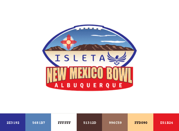 New Mexico Bowl brand color palette