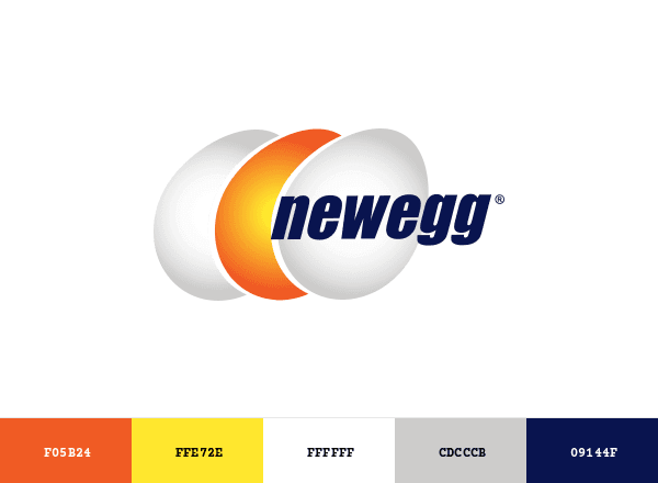 Newegg brand color palette