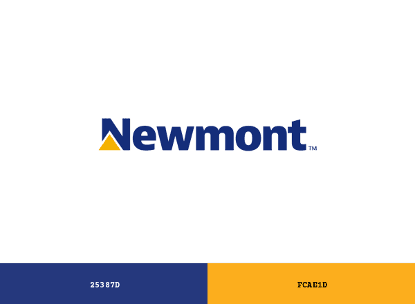 Newmont brand color palette