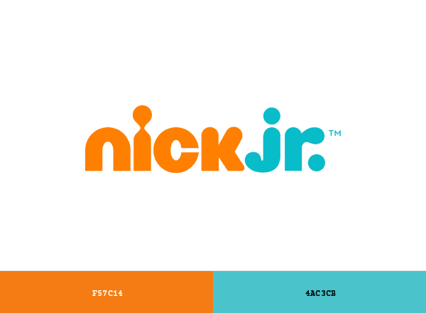 Nick Jr. brand color palette