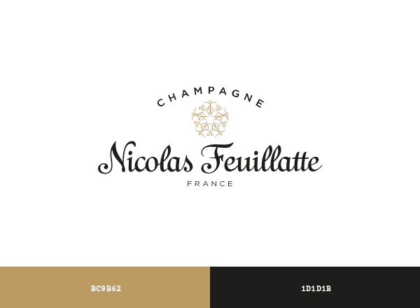 Nicolas Feuillatte brand color palette