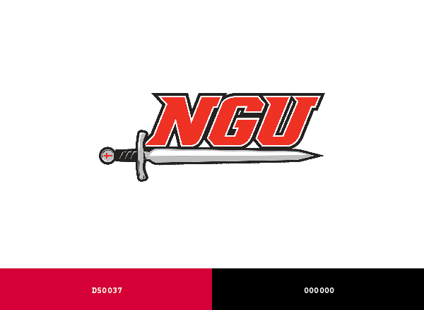 North Greenville Crusaders brand color palette