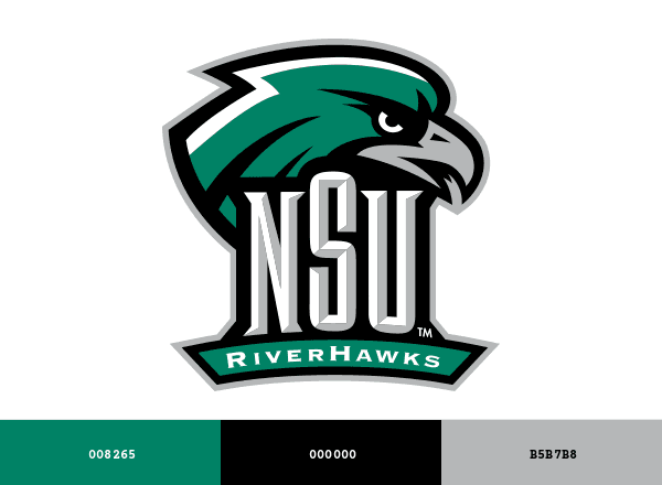 Northeastern State RiverHawks brand color palette