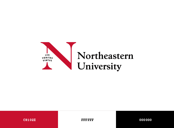 Northeastern University brand color palette