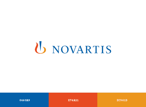 Novartis brand color palette