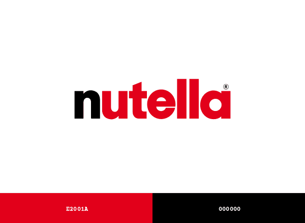 Nutella brand color palette