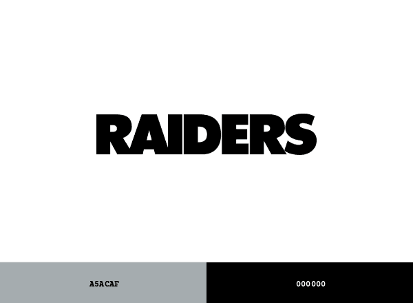 Oakland Raiders brand color palette