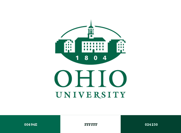 Ohio University brand color palette