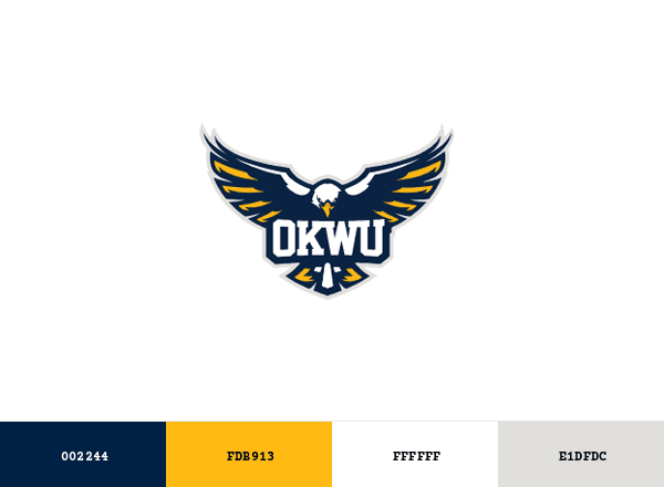 Oklahoma Wesleyan Eagles brand color palette