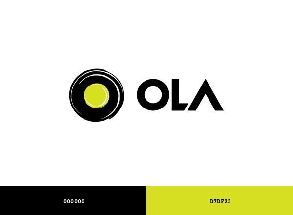 Ola Cabs brand color palette