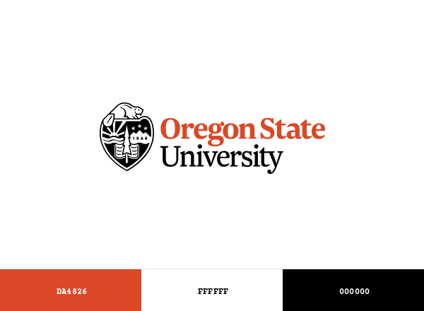 Oregon State University brand color palette