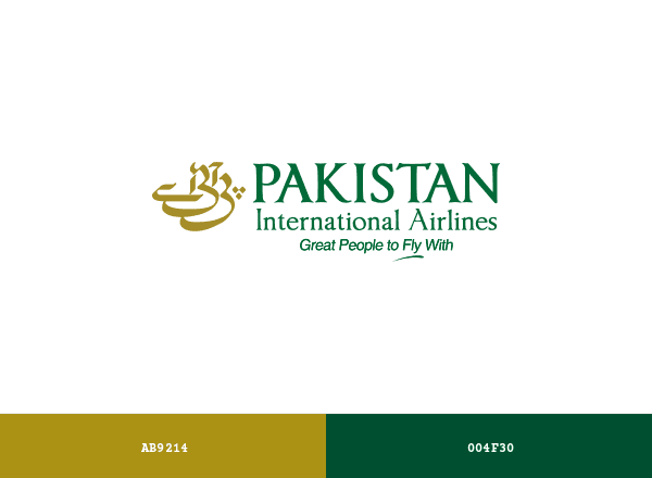 Pakistan International Airlines brand color palette