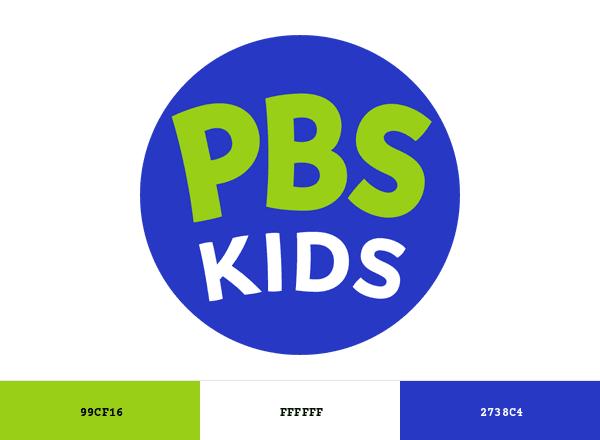PBS Kids brand color palette