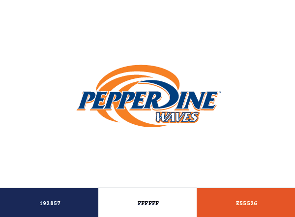 Pepperdine Waves brand color palette