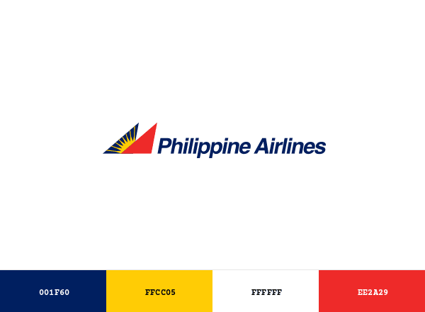 Philippine Airlines brand color palette
