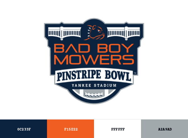 Pinstripe Bowl brand color palette