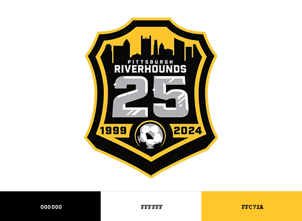 Pittsburgh Riverhounds SC brand color palette