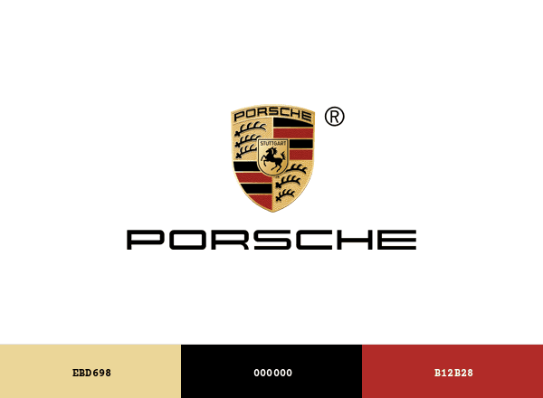 Porsche brand color palette