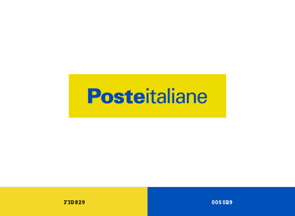 Poste italiane brand color palette