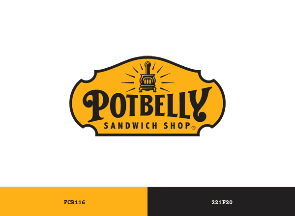 Potbelly Sandwich Shop brand color palette