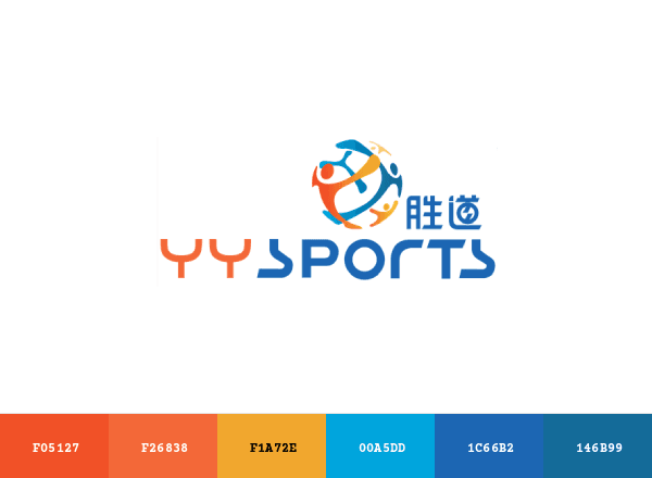 Pou Sheng International brand color palette