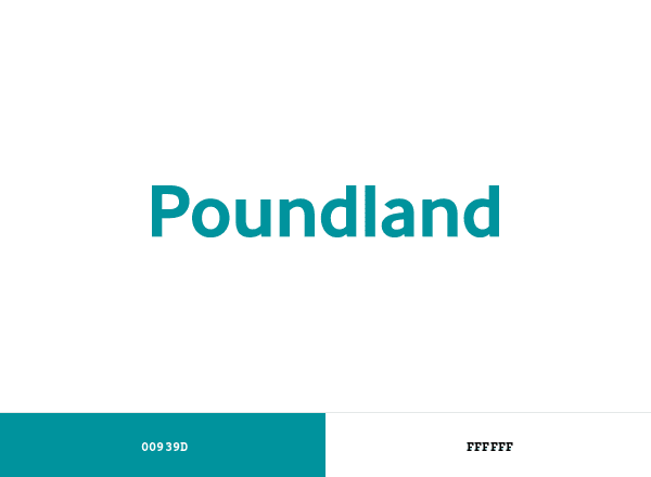 Poundland brand color palette