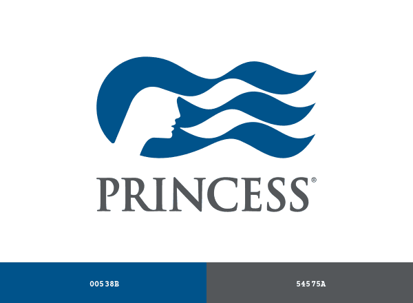 Princess Cruises brand color palette