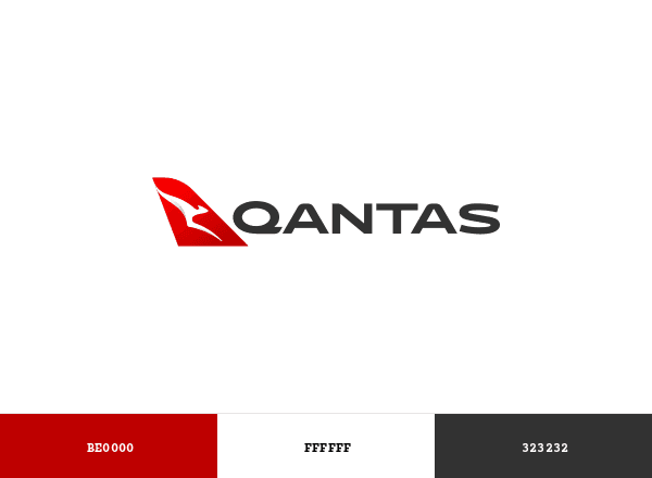 Qantas brand color palette