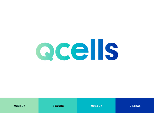 Qcells brand color palette