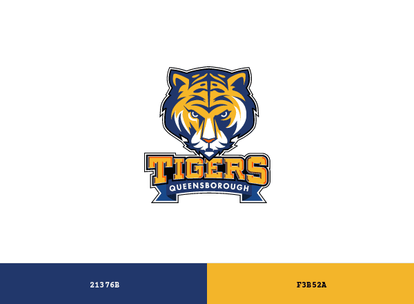 Queensborough Tigers brand color palette