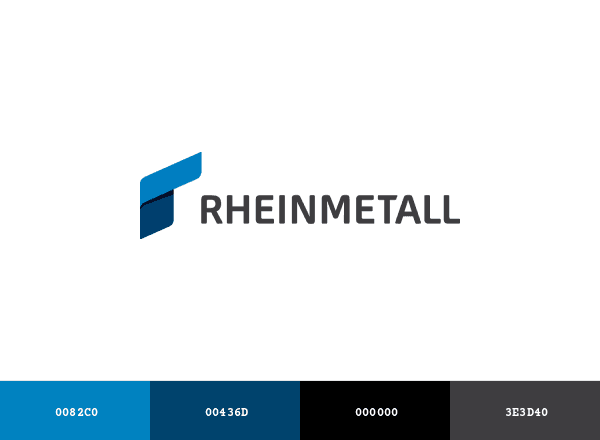 Rheinmetall brand color palette