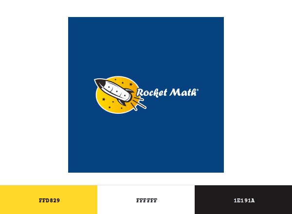 Rocket Math brand color palette