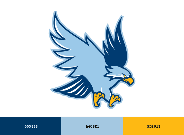 Roger Williams Hawks brand color palette