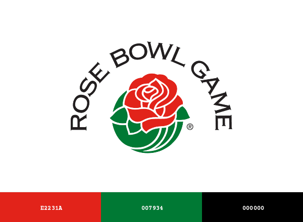 Rose Bowl Game brand color palette