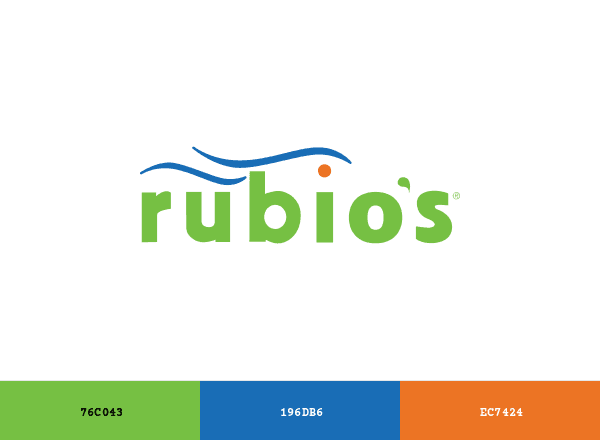 Rubio’s Coastal Grill brand color palette