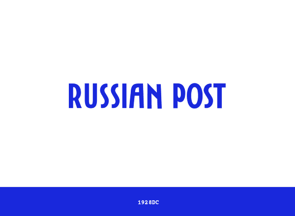 Russian Post brand color palette