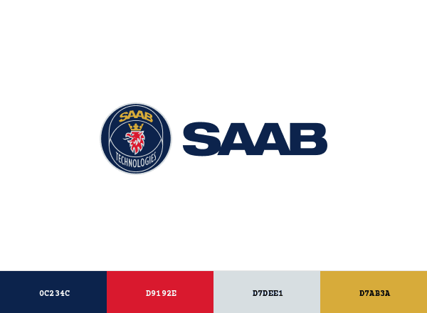 Saab AB brand color palette