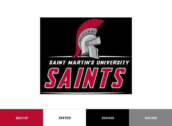 Saint Martin’s Saints brand color palette