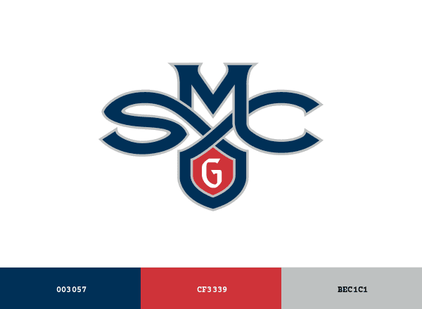 Saint Mary’s Gaels brand color palette
