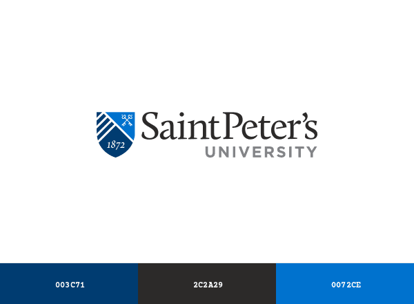 Saint Peter’s University brand color palette