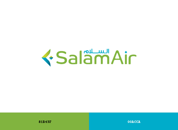 SalamAir brand color palette